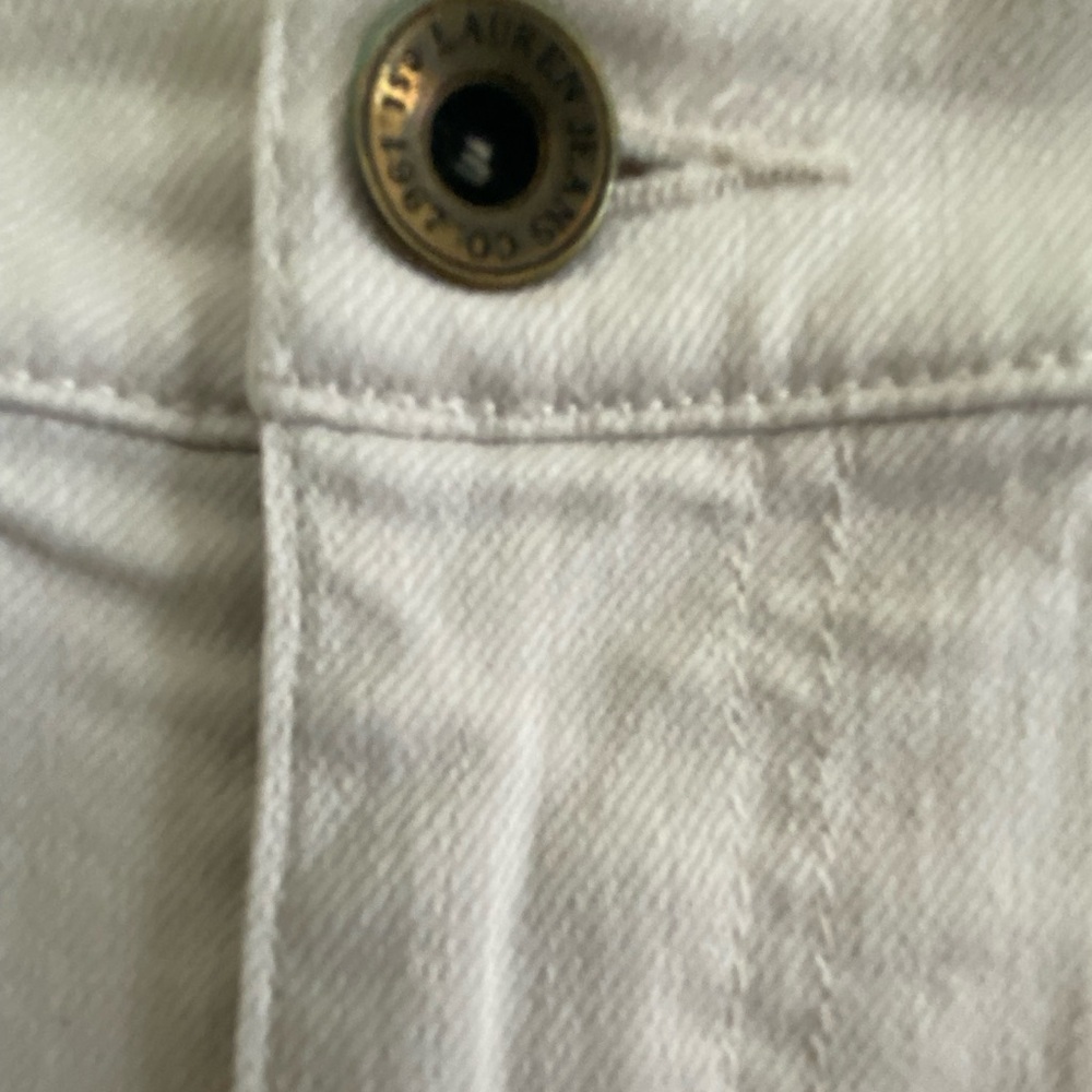 Saint Laurent Classic Straight White Jeans